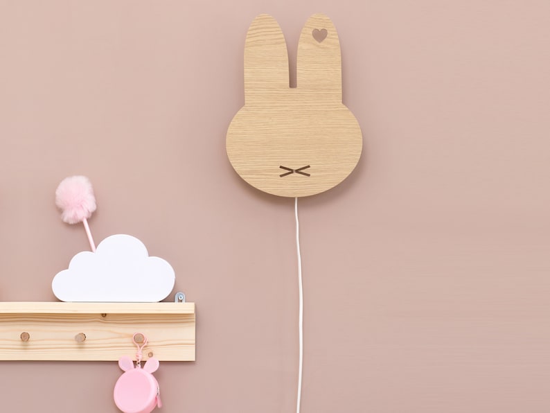 Night Light Nursery Light Wall Light Modern Nursery Decor Etsy