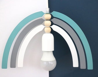 Unique Pendant Light, Kids Room Light, Ceiling Lighting, Nursery Lighting, Kids Pendant Lighting, Decorative Lighting, Rainbow Lamp