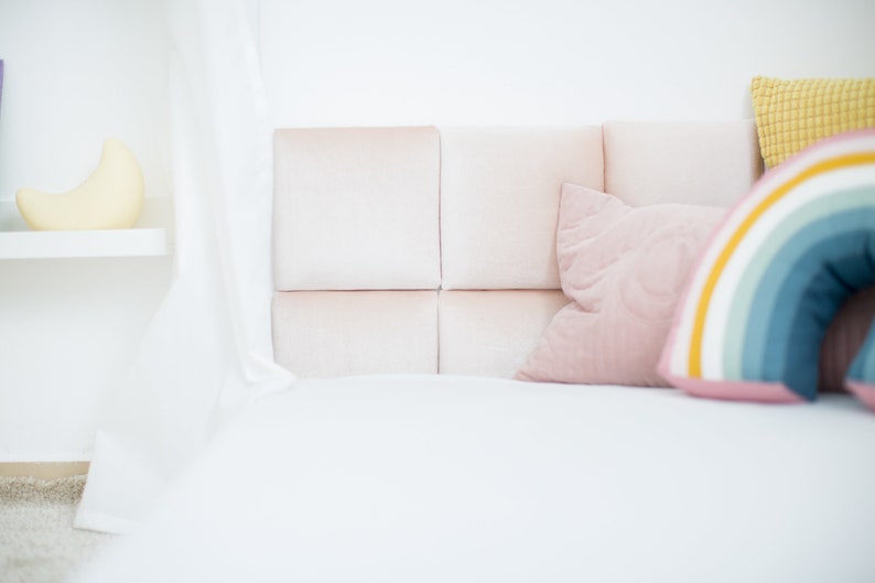 Montessori Bed Headboard Toddler Bed Bumper Montessori Etsy