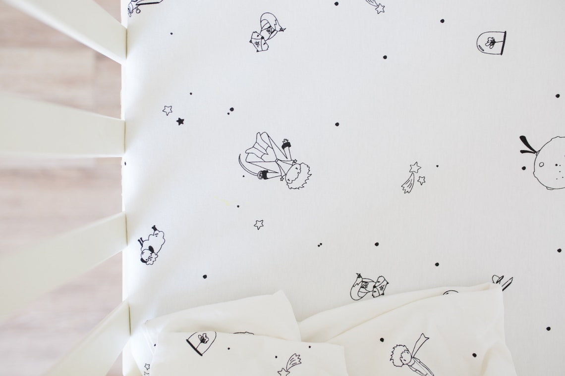 Blue Duvet Cover Set Cot Bed Duvet Cover Cot Sheet Set Blue Etsy