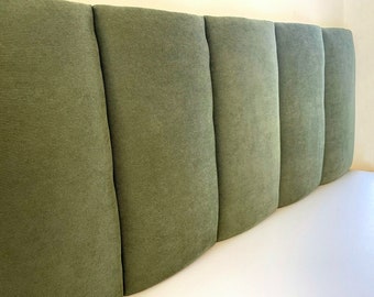 Cord Kopfteil, gepolsterte Wandpaneele, Boho Schlafzimmer Dekor, gepolsterte Bretter, weiche Wandfliesen aus Stoff, einfache Installation, alle Bettgrößen