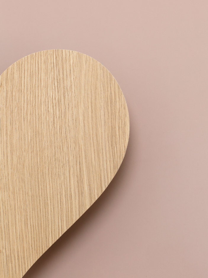 Wooden Heart Night Light Heart Shaped Led Light Childrens Etsy