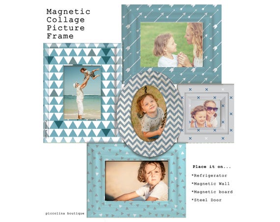 Magnetic Picture Frames - Picture Magnets for Refrigerator - Magnetic  Picture Frame Set - Magnet Photo Frames for Fridge - Magnetic Photo Pocket  (4x6