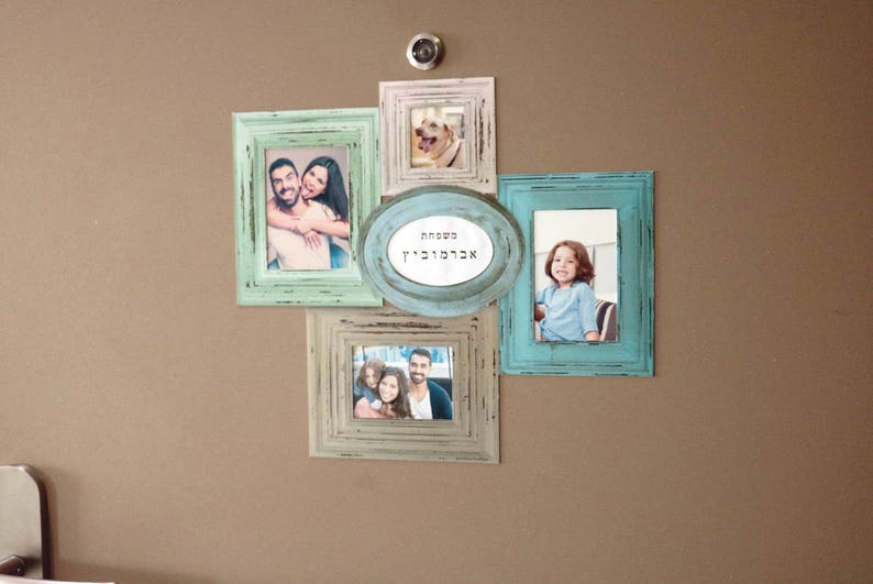 Pink Collage Picture Frame Baby Photo Collage Fridge Etsy