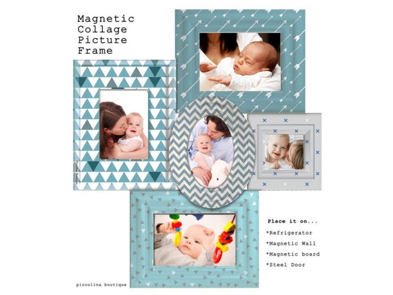 Magnetic clearance photo frames
