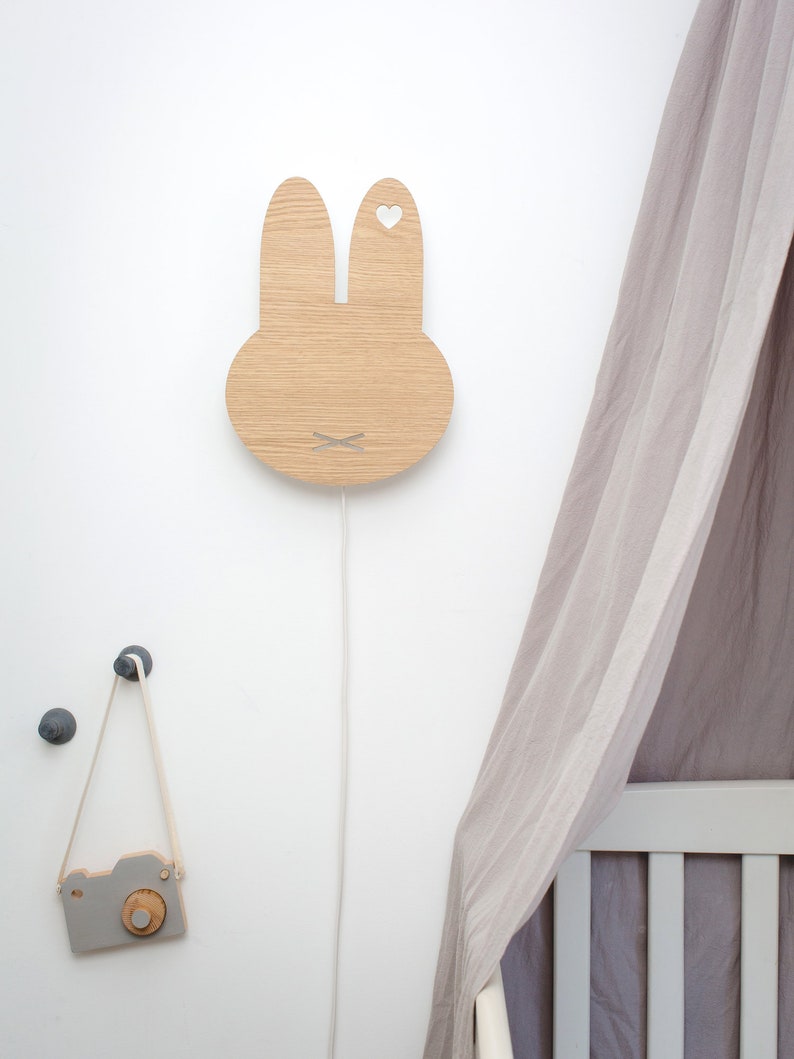 Night Light Nursery Light Wall Light Modern Nursery Decor Etsy