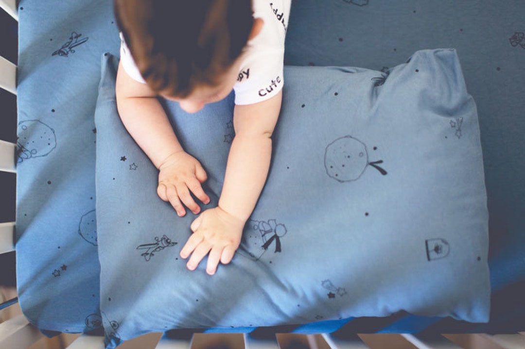 Little Prince Crib Bedding Set, Toddler Bed Sheet Set, Crib Sheet Set