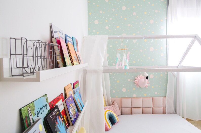 Montessori Bed Headboard Toddler Bed Bumper Montessori Etsy