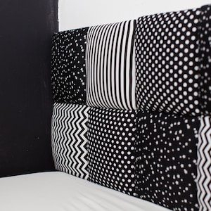 Headboard, Boy Bedroom Decor, Collage Dorm Decor Ideas, Sideboard Cushion, Upholstered Soft Wall Tiles, Wall Panels for Single Twin Full Bed
