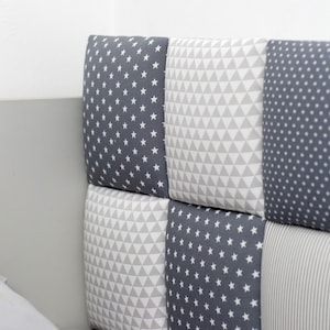 Upholstered Soft Wall Panels, Padded Boards in Different Colors, Bed Head Fabric Tiles, Single Twin XL Double Full Queen King Bed Headboard