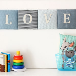 Name Decor for Nursery, Personalized Wall Decor, New Baby Gift, Name