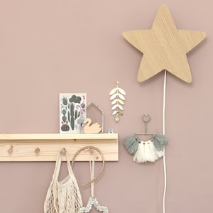 Star Night Light, Star Lamp, Star Wall Light, Children Night Light, Baby LED Lamp, Kids Wall Light, Nursery Lighting, Kinderzimmer