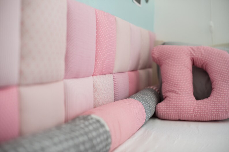 Bed Bumper Pillow for Crib or Toddler Beds / Baby Etsy