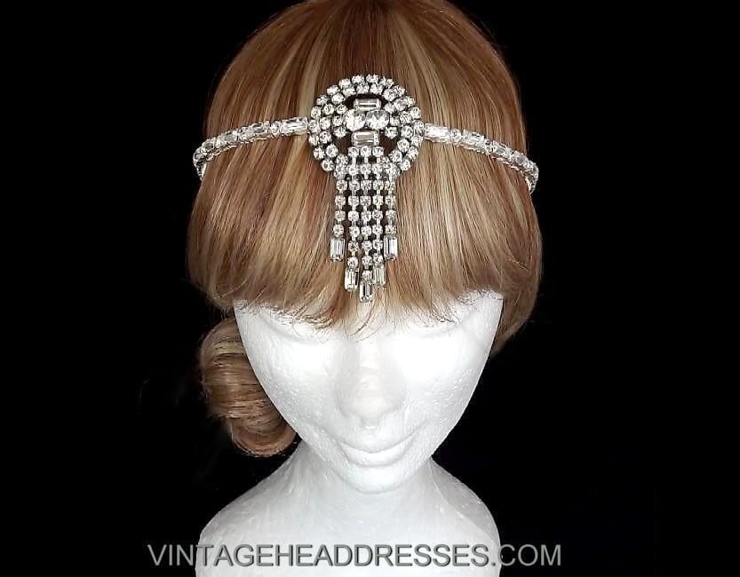 Vintage Wedding Tikka Headdress Vintage Art Deco Headpiece - Etsy