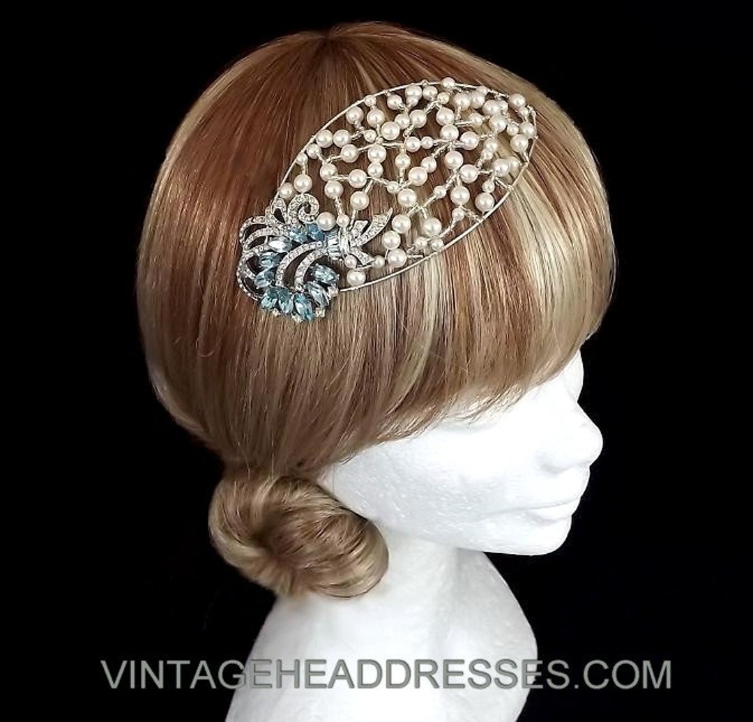 juliet cap wedding headpiece