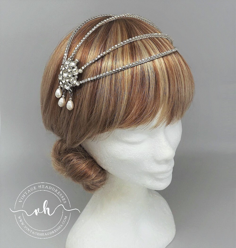 Vintage Art Deco Juliet Cap Art Deco 