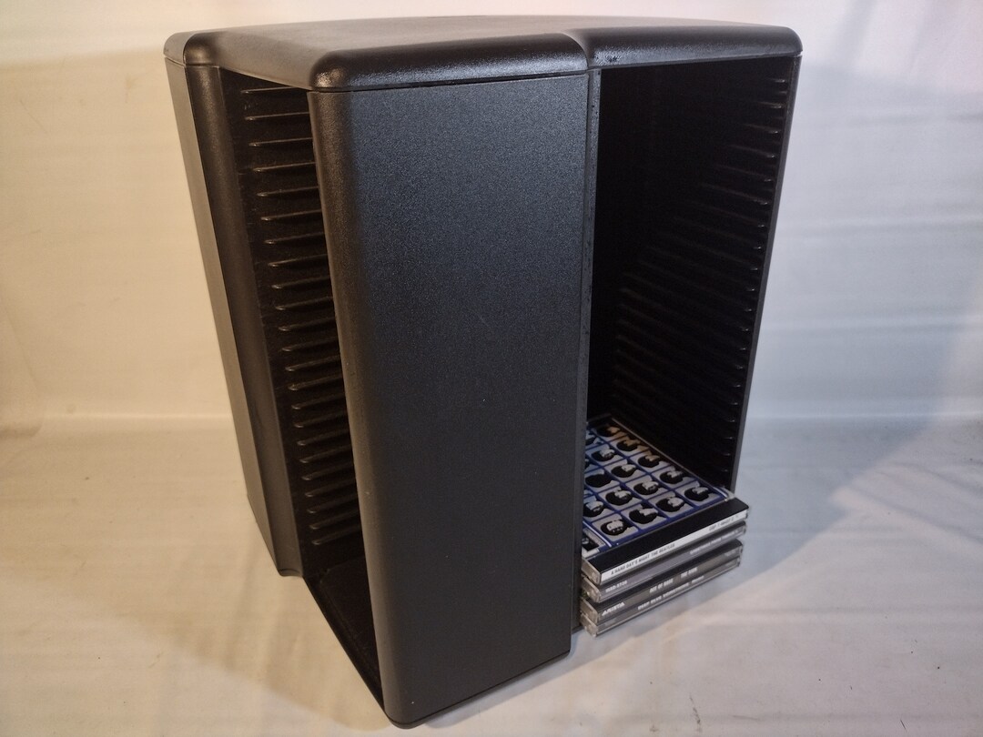 Laserline 100 Compact Disc CD Carousel Rack Storage Organizer Etsy