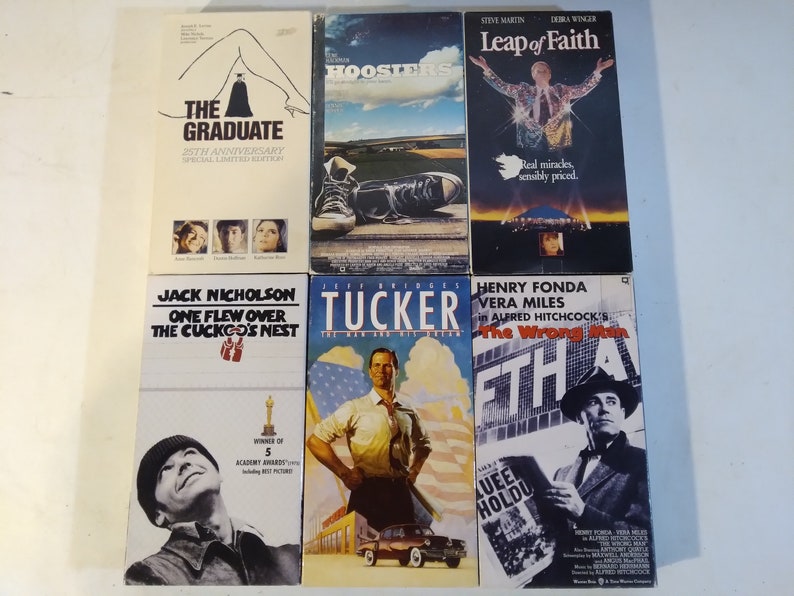 Classic Movies on VHS You Pick Save on Combined Shipping Etsy