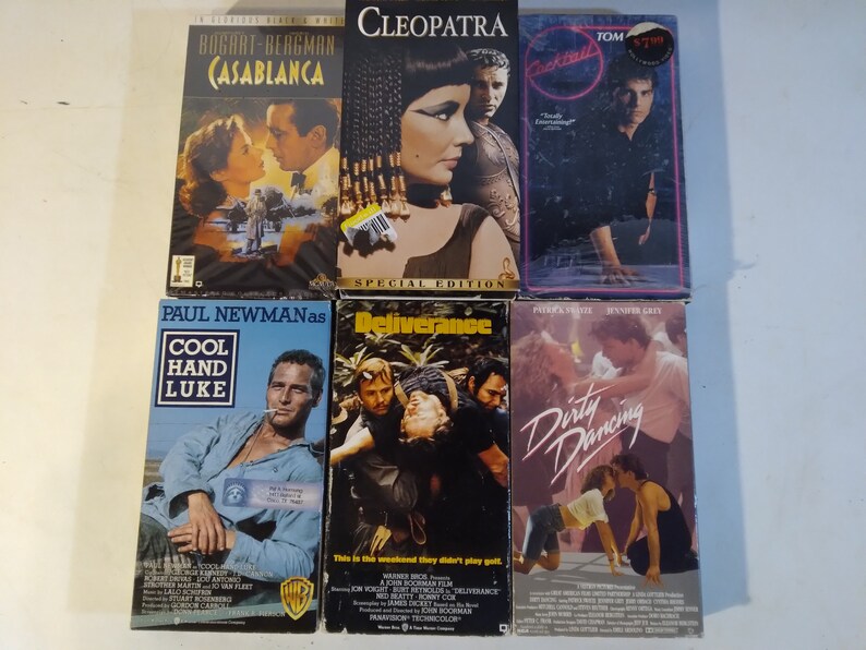 Classic Movies on VHS You Pick Save on Combined Shipping Etsy