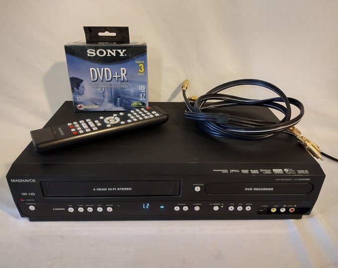 Magnavox ZV427MG9 DVD Recorder VCR Combo 4 Head Stereo Works With