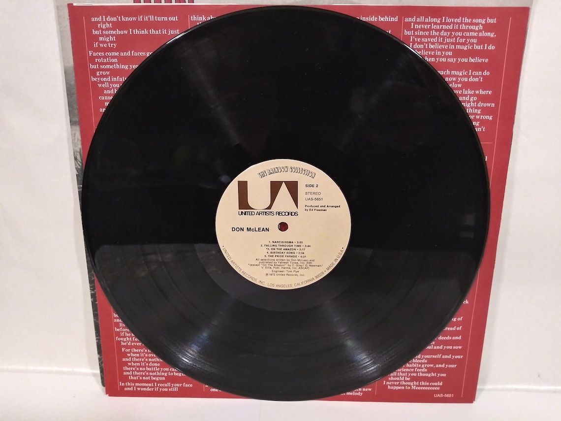 Don McLean 1972 Self Titled Album VG vinyl | Etsy