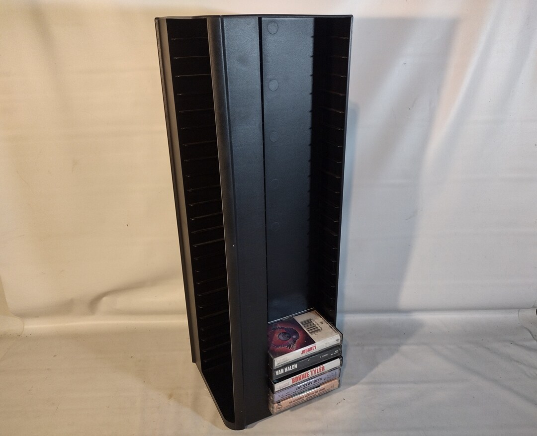 Vintage Laserline 100 Cassette Carousel Storage Rack Case Etsy