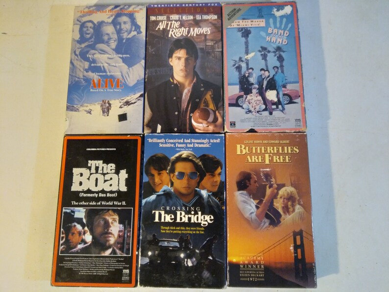Classic Movies on VHS You Pick Save on Combined Shipping Etsy