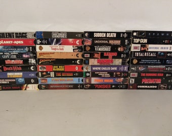 80s and 90s Action VHS Movies You Pick Save on combined shipping