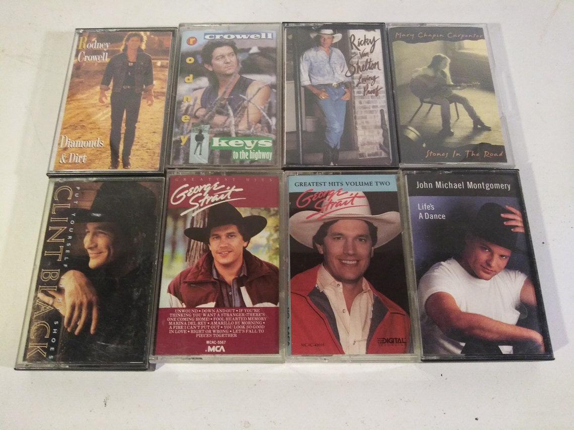 80s and 90s Country Music Cassette Tapes You Pick Save On Etsy