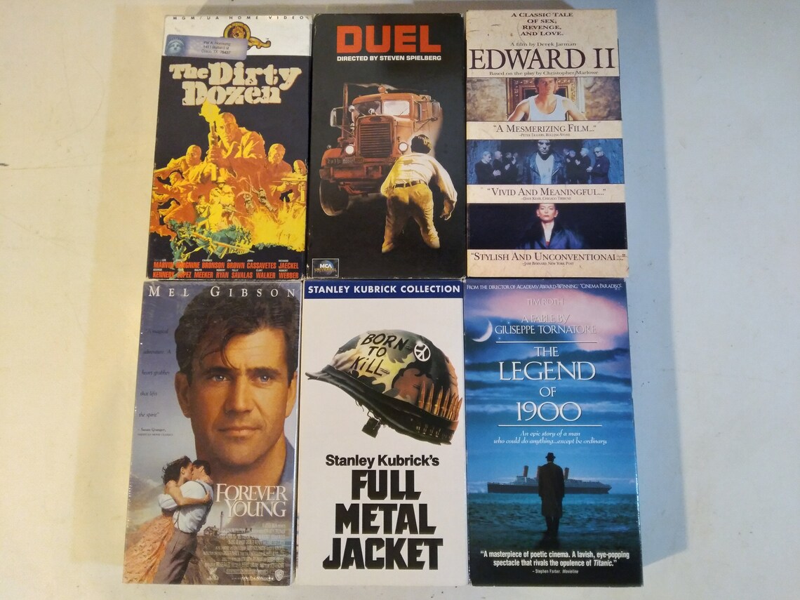 Classic Movies on VHS You Pick Save on Combined Shipping - Etsy