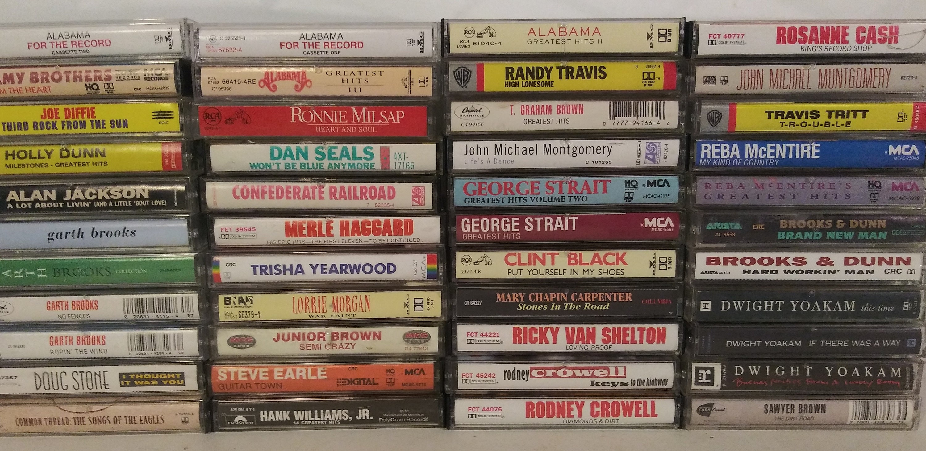 80s and 90s Country Music Cassette Tapes You Pick Save On Etsy