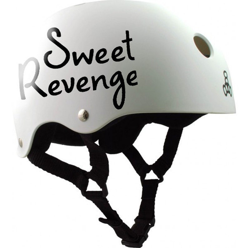 Helmet Name Decal 1 Color Etsy