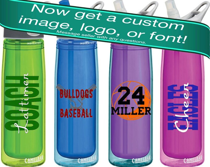 Name Decals for Personalized Water Bottles or Tumblers 2x4 Etsy
