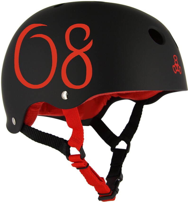 Helmet Number Decal 1 Color Etsy