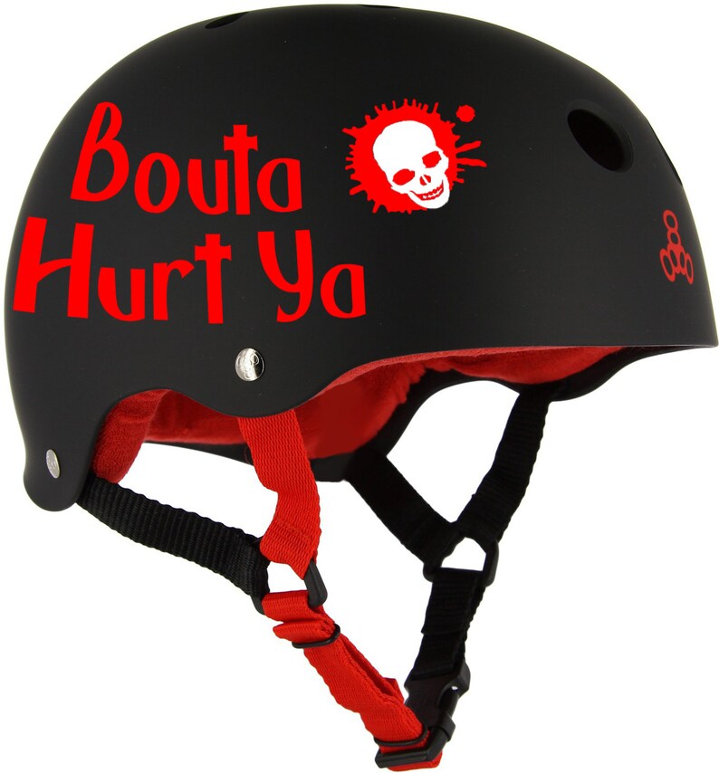 Helmet Name Decal 1 Color Etsy