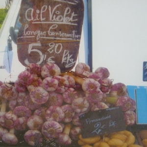 Ail Violet Garlic Provence, photographic print, French market, vegetable market,veggie, garlic, South of France, home decor, home, vegetable