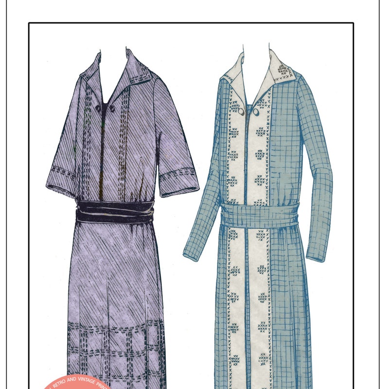 1920 s Dress Pattern Etsy