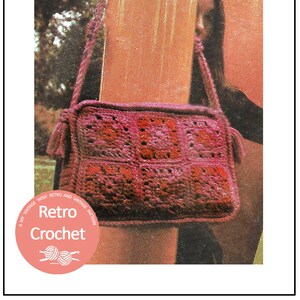 Easy to Crochet Shoulder Bag PDF Pattern