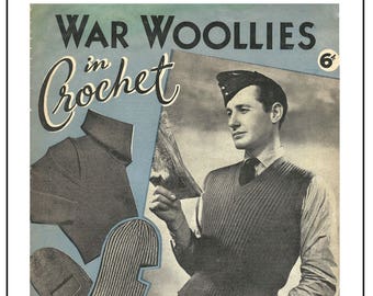 1940's War Woollies in Crochet PDF Pattern Booklet