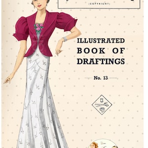 The Haslam System of Dresscutting No. 13 1930's  PDF Instant Download
