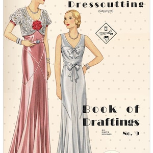 The Haslam System of Dresscutting  No. 9 1930's -  PDF Booklet