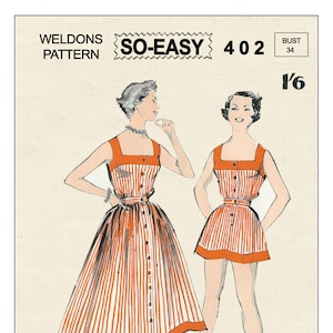 1950er Jahre Spielen Anzug und Rock Schnittmuster - Rockabilly - Pin Up - Papier-Muster