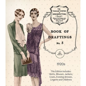 The Haslam System of Dressmaking No. 5 The 1920s Flapper Fashions - PDF Booklet