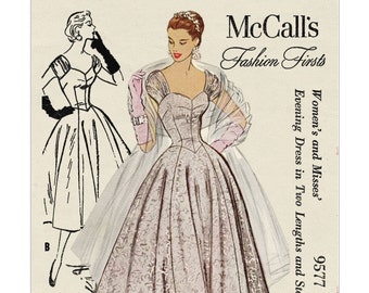fifties evening dresses
