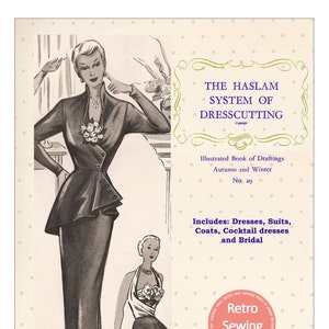 The Haslam System of Dresscutting No. 29 - 1950s  PDF Booklet