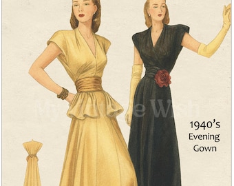 1940s dress patterns pdf