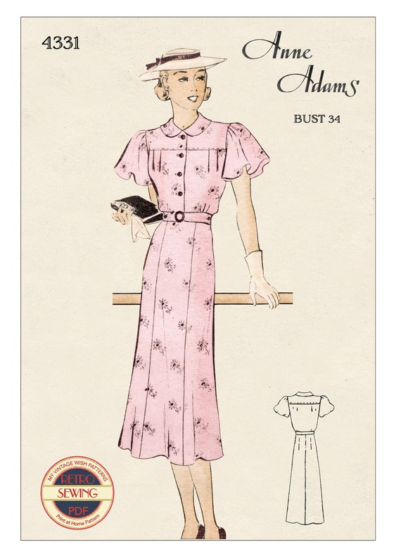 1930s tea best sale dress