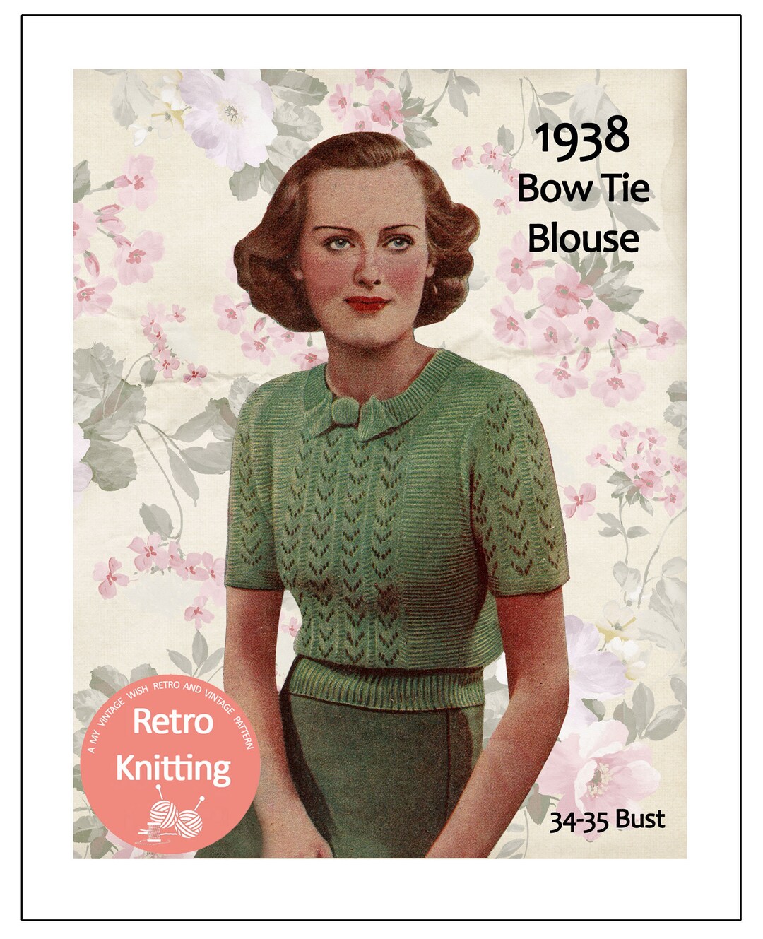 1930s Spring Jumper Vintage PDF Knitting Pattern - Etsy
