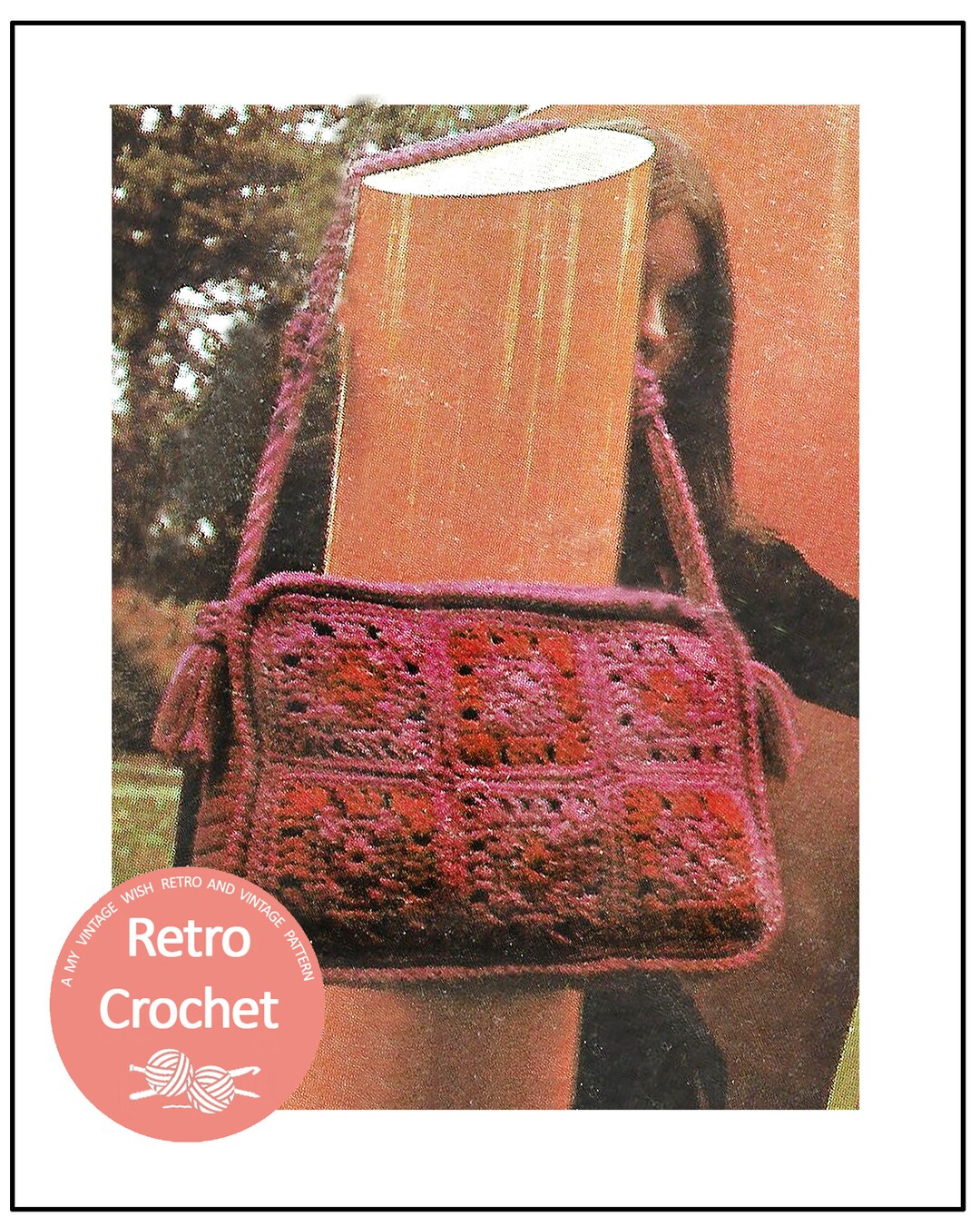 Easy to Crochet Shoulder Bag PDF Pattern - Etsy