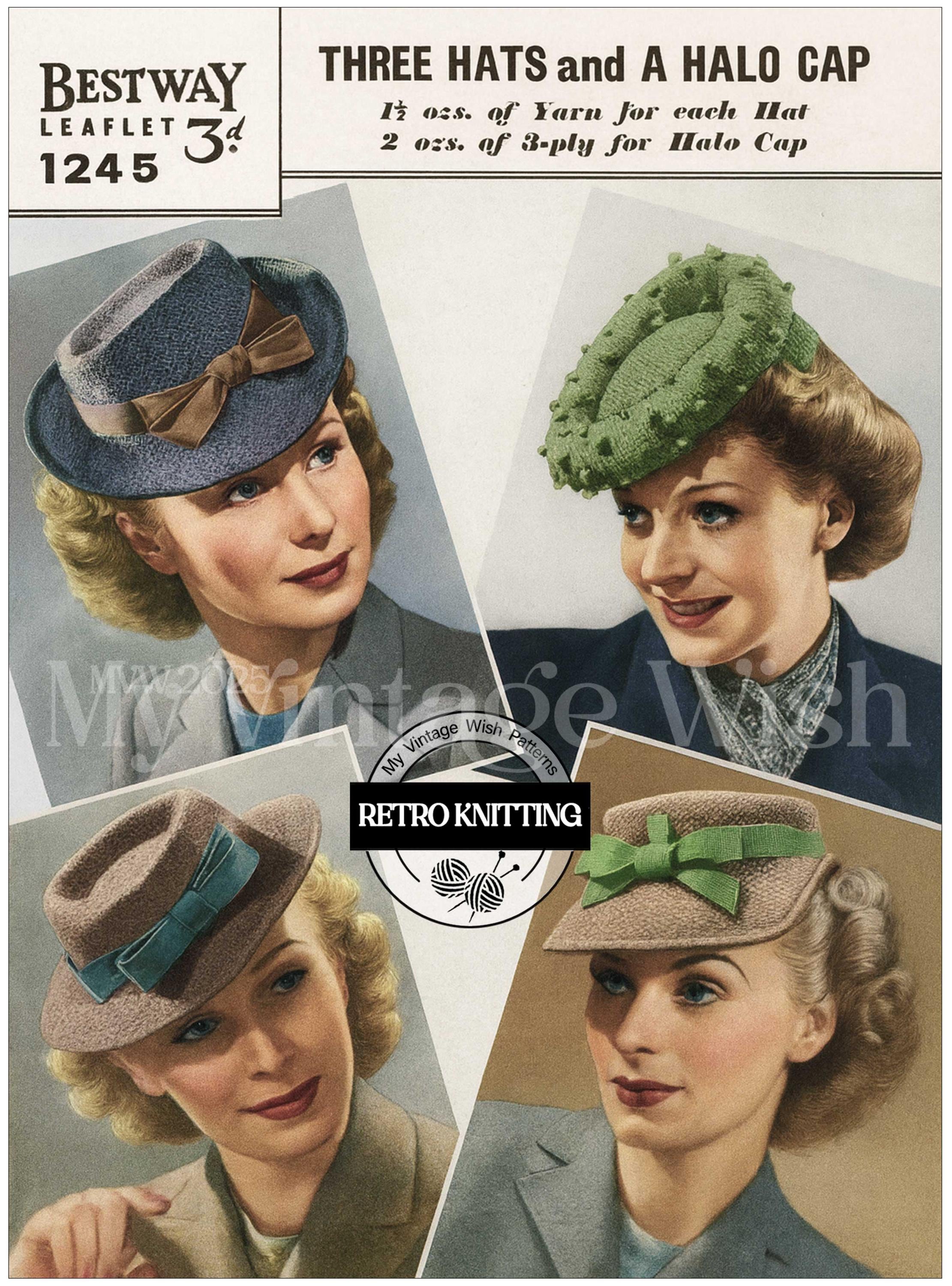 Vintage 1940s Hat - Etsy